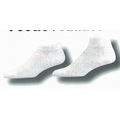 Half Cushioned Sole Heel & Toe Footie Socks w/ Mesh Upper (7-11 Medium)